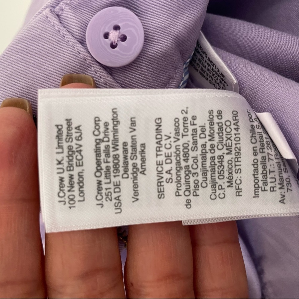 Like New J. Crew Light Purple Women's Shorts - Picture 9 of 11